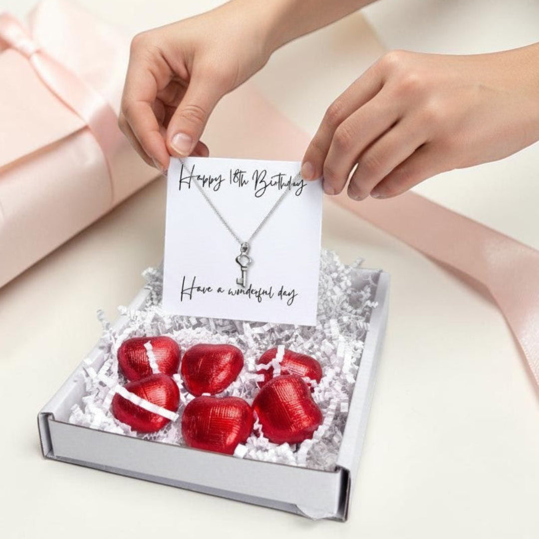 Happy 18th Birthday Necklace Mini Gift Hamper