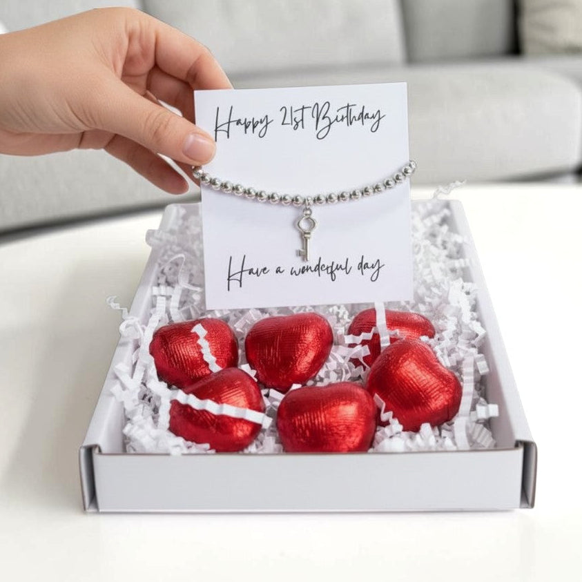 Happy 21st Birthday Bracelet Mini Gift Hamper