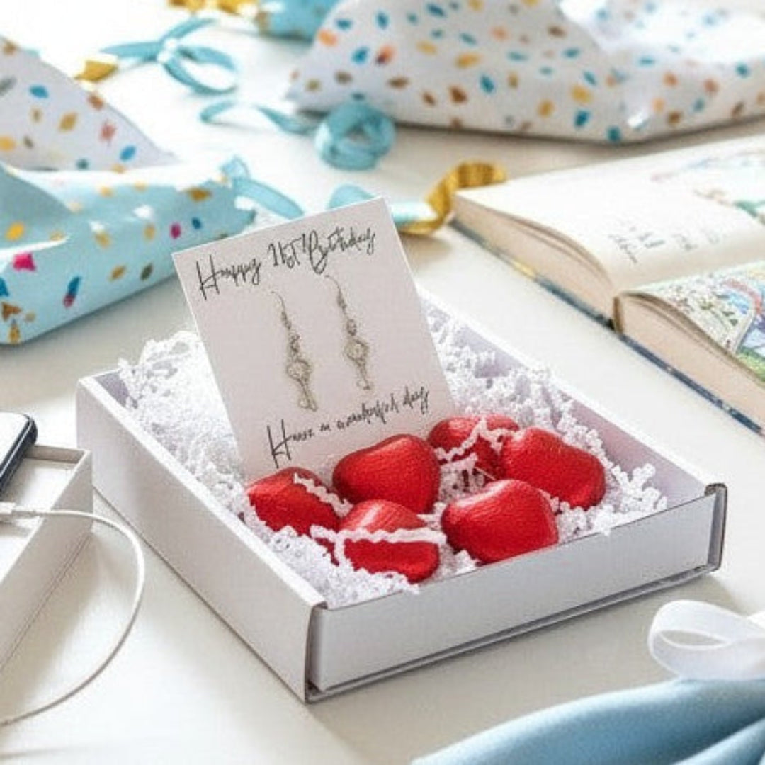 Happy 21st Birthday Earrings Mini Gift Hamper