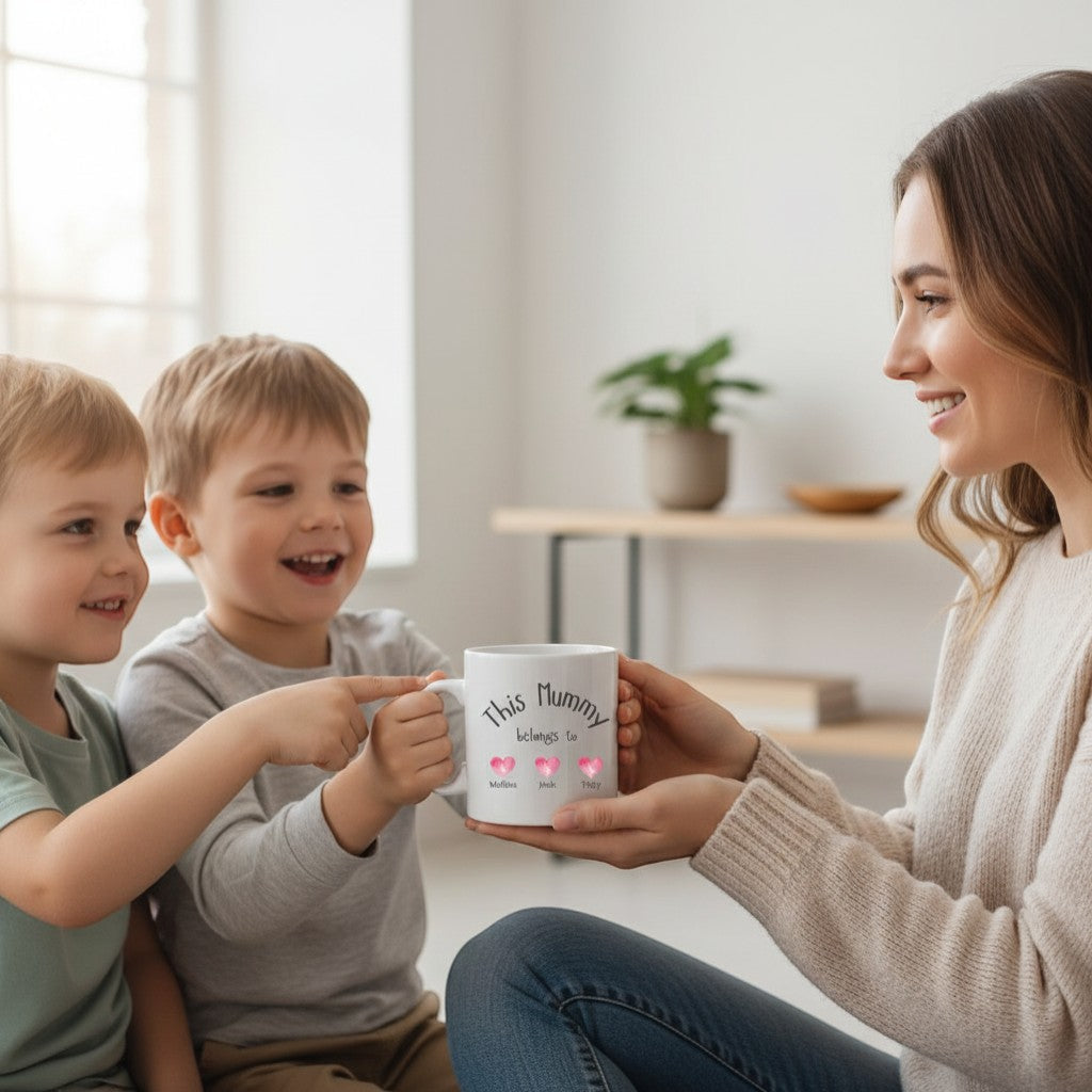 Personalised This Mum Belongs To Mug