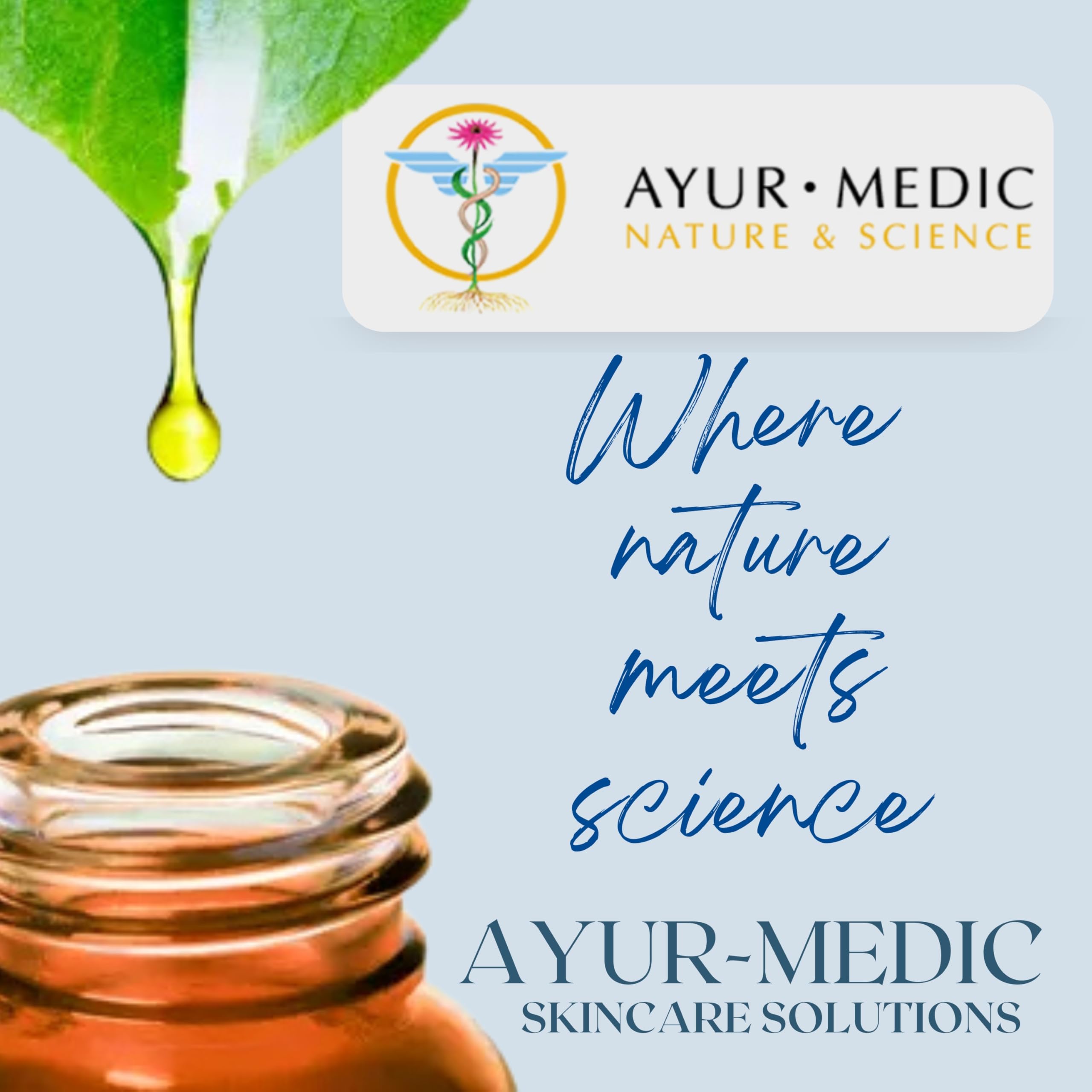 AYUR MEDIC Anti-Blemish Wash with Exfoliating Beads – Hydrating Foaming Cleanser for Sensitive Skin (8 oz)