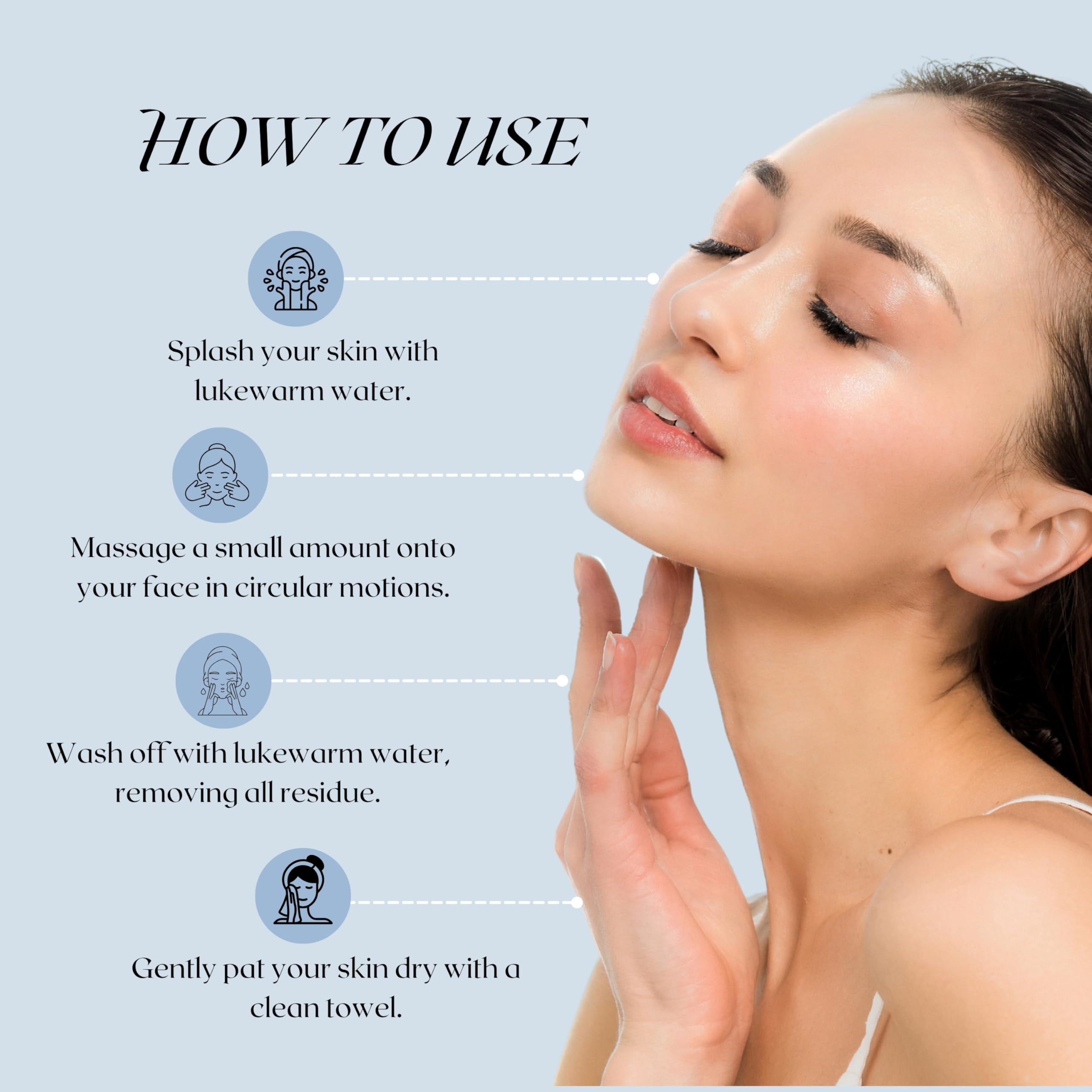 AYUR MEDIC Anti-Blemish Wash with Exfoliating Beads – Hydrating Foaming Cleanser for Sensitive Skin (8 oz)