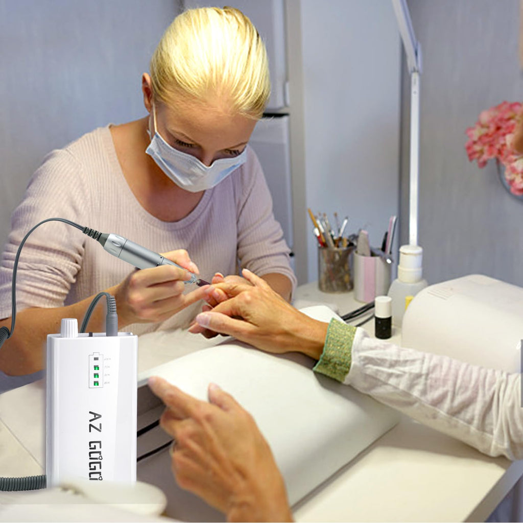 AZ GOGO Handpiece for TP283 Nail Drill Machine — 0-30000 RPM, Aluminum Heat Dissipation, Charger Required