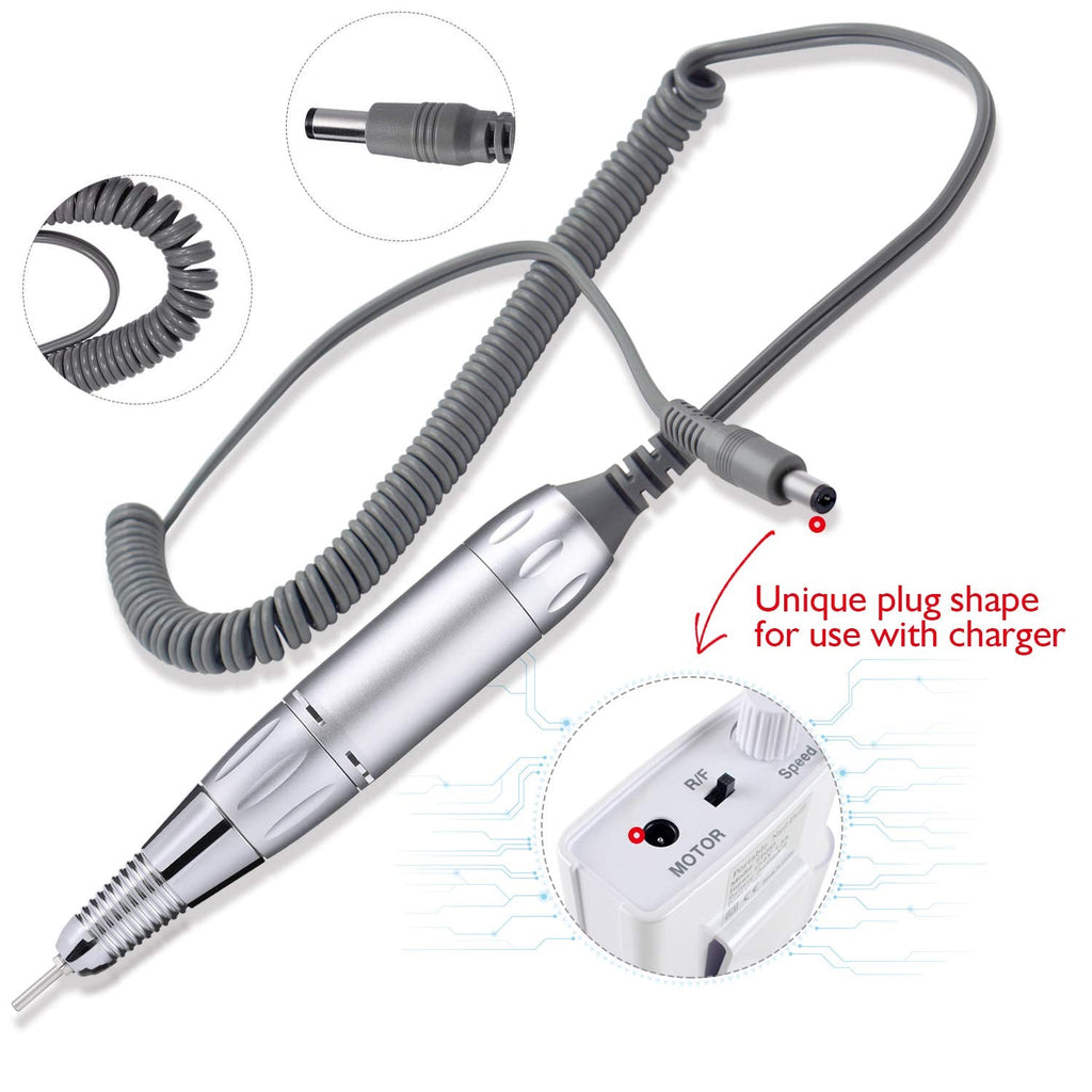 AZ GOGO Handpiece for TP283 Nail Drill Machine — 0-30000 RPM, Aluminum Heat Dissipation, Charger Required