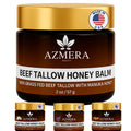 Azmera Beauty Grass-Fed Beef Tallow Balm with Manuka Honey & Olive Oil (2oz)
