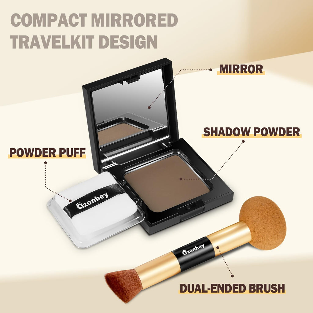 Azonbey Root Touch Up Powder — Instant Root Coverage & Hairline Concealer