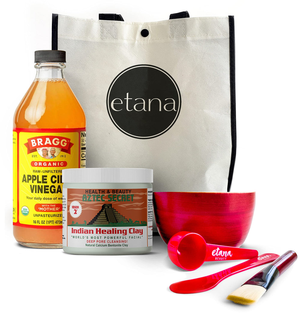 Aztec Secret Aztec Clay Premium Mask Set by Etana Beauty – All-In-One Kit