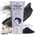 Azure Cosmetics Charcoal & Pearl Sparkling Peel-Off Mask | Korean Skincare for Anti-Aging, Dirt & Oil Control | Hyaluronic Acid & Collagen – 150 ml