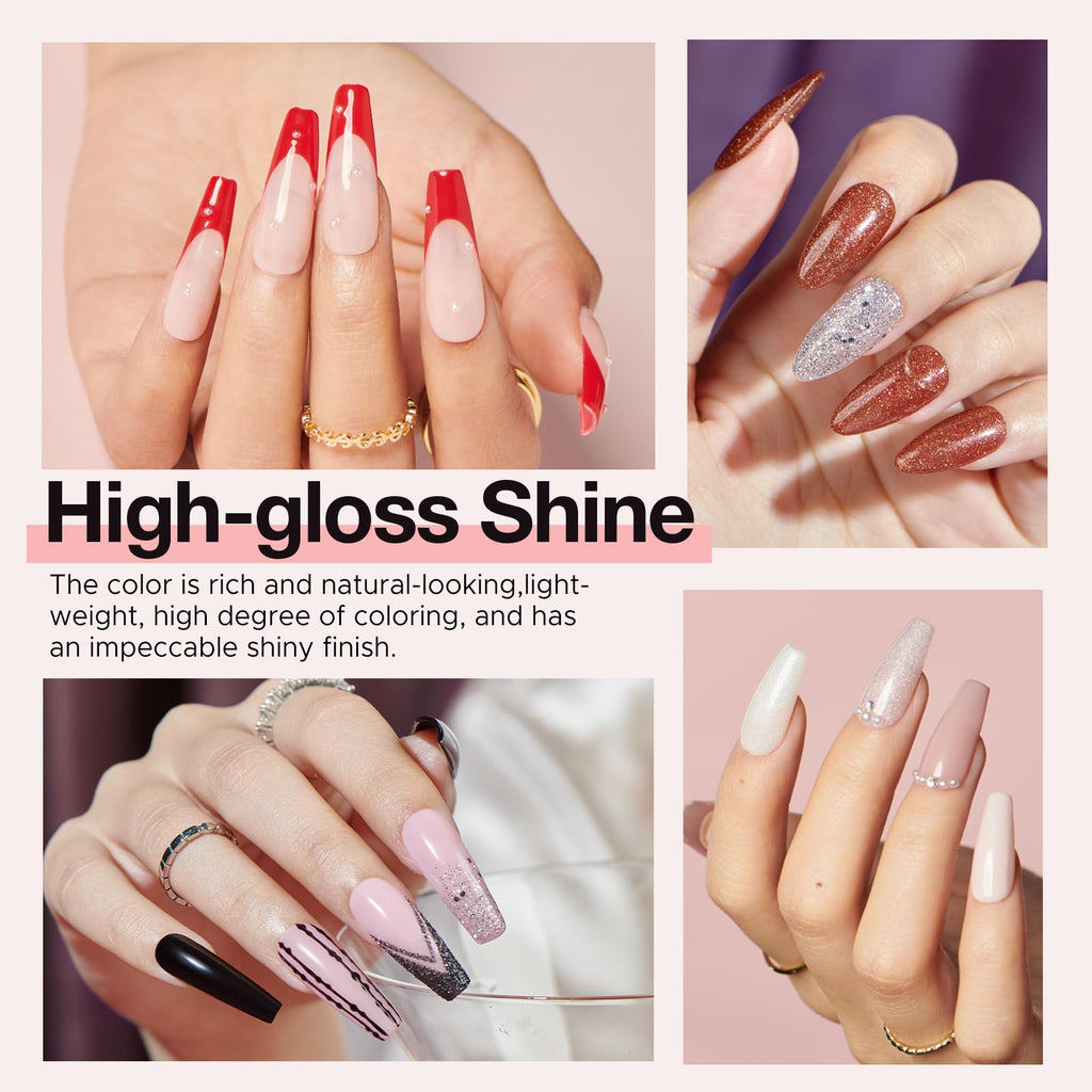AZUREBEAUTY 31 Pcs Dip Powder Nail Kit Starter – 20 Colors + Base, Top & Activator