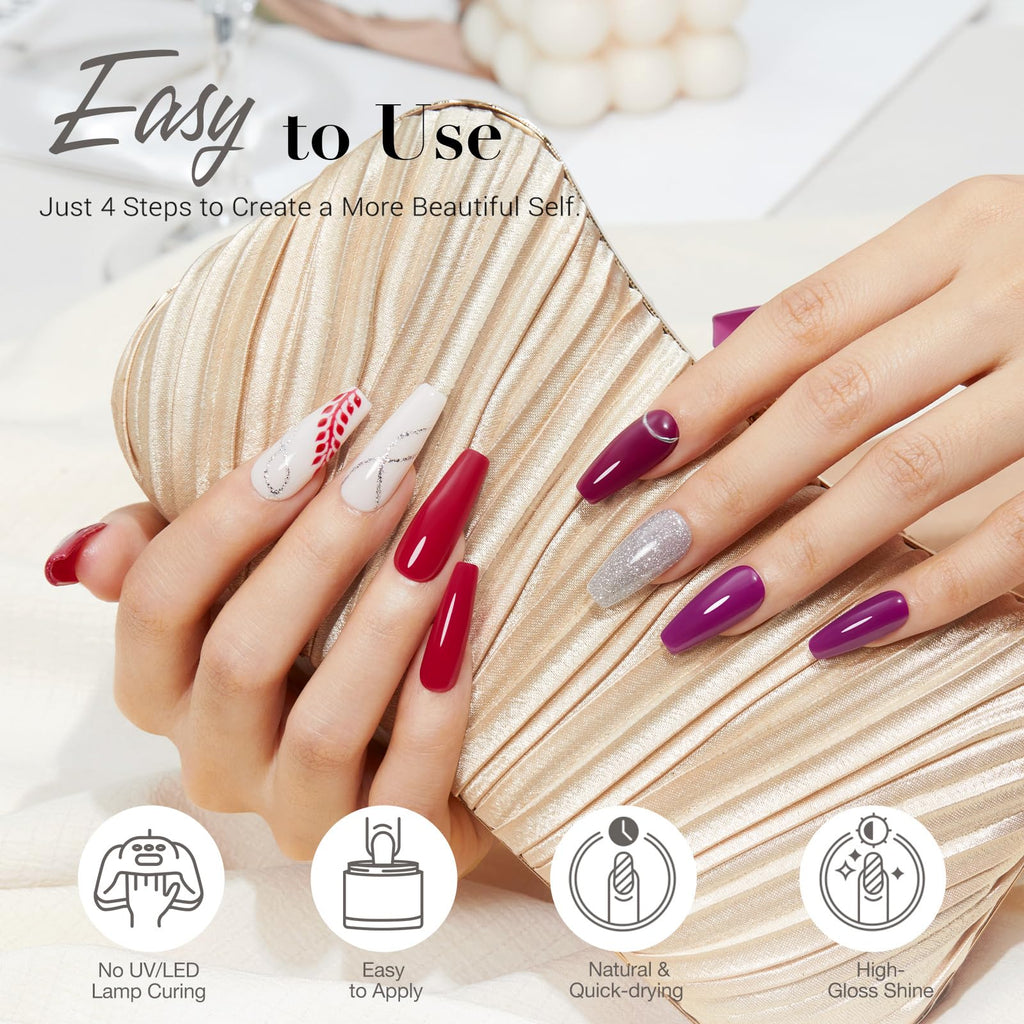AZUREBEAUTY Dip Powder Nail Kit Starter — 20 Colors, No Lamp Needed
