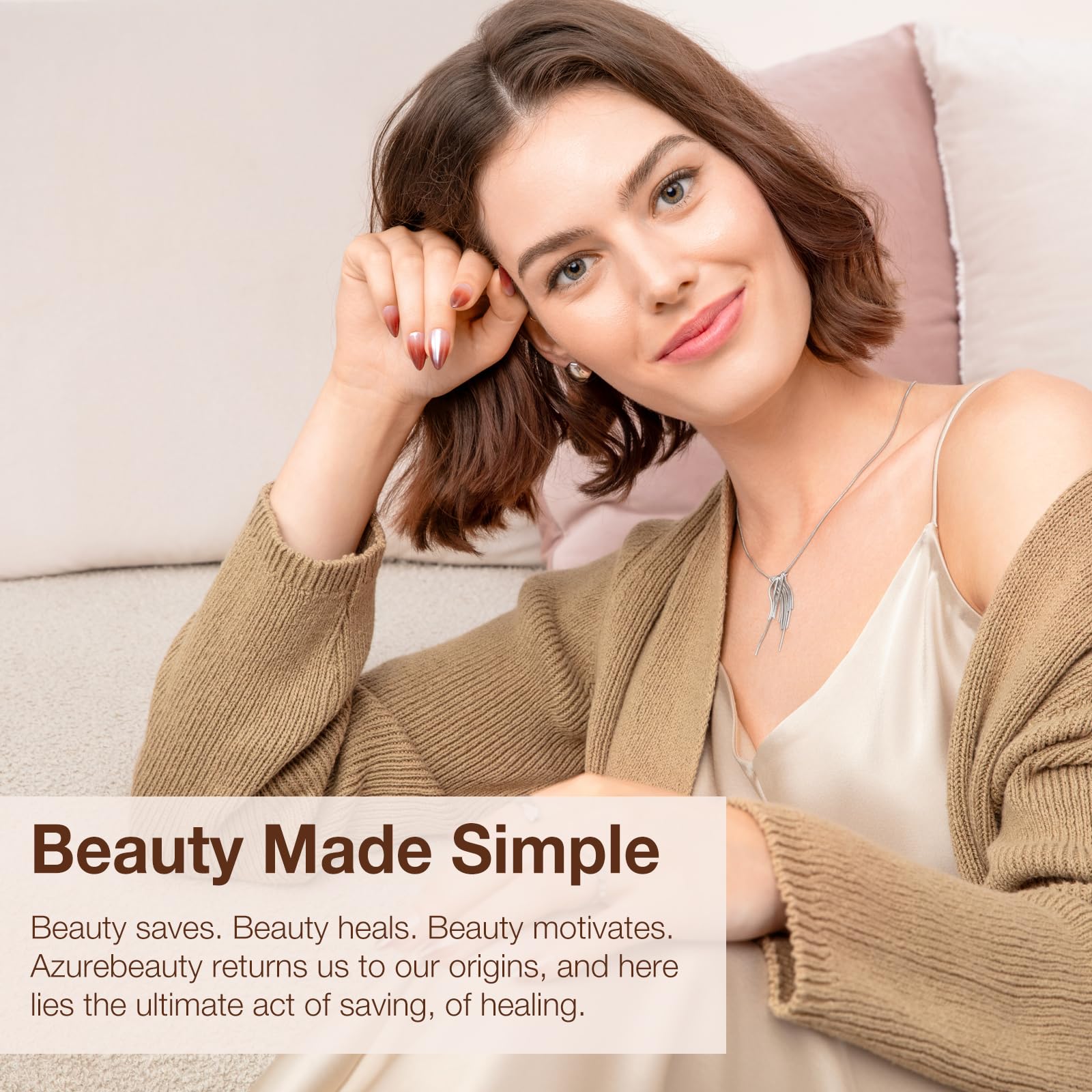 AZUREBEAUTY Dip Powder Nail Kit | 20 Neutral Browns & Base/Top/Activator