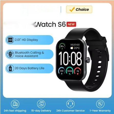 Haylou Watch S6S003 Silicone Bluetooth Smart Watch