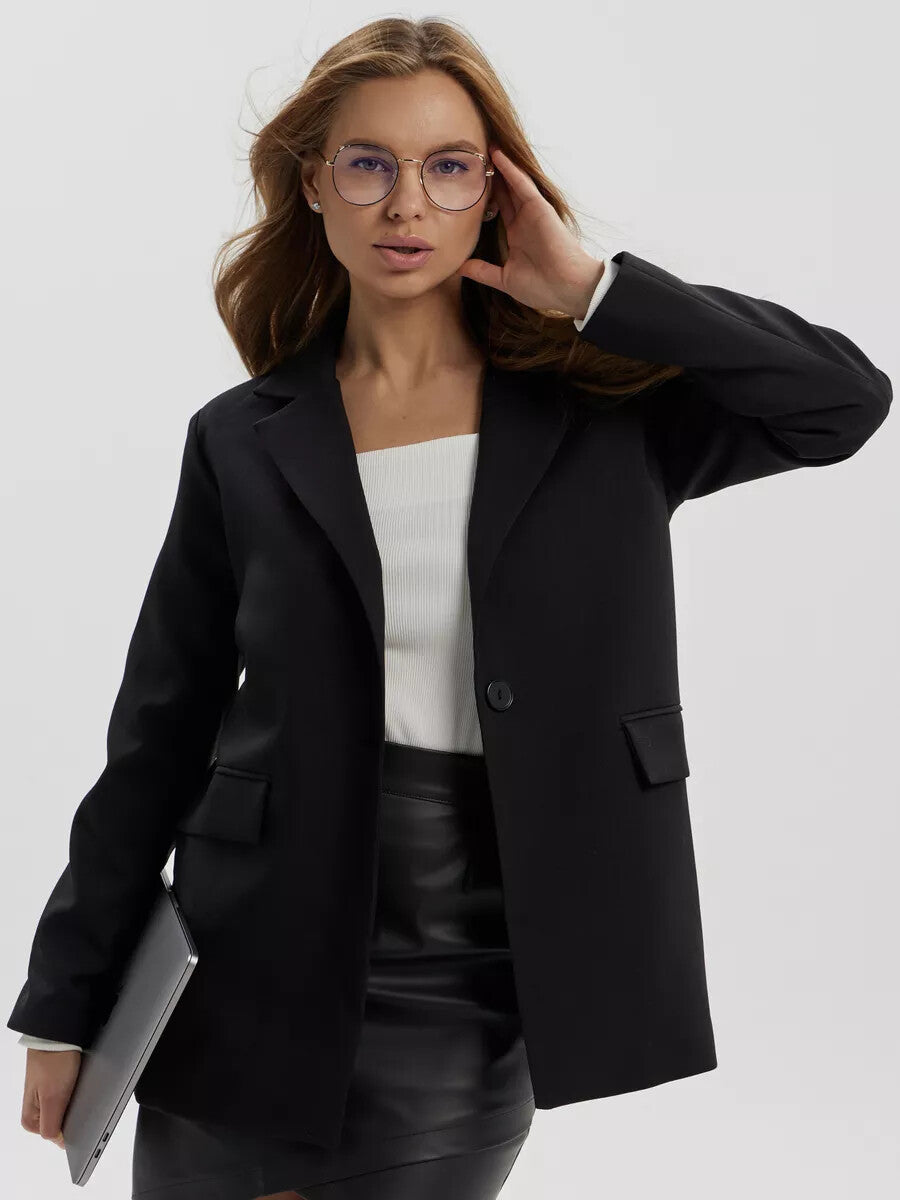Casual Long Sleeve Loose Slimming Thin Coat