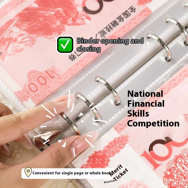 Money Saving Folder Money Book Can Put Money Good-looking Cash Saving Book