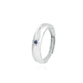 Liming Original S925 Sterling Silver Couple Ring A Pair Of Korean Ins Style Simple Valentines Day Opening Ring Gift