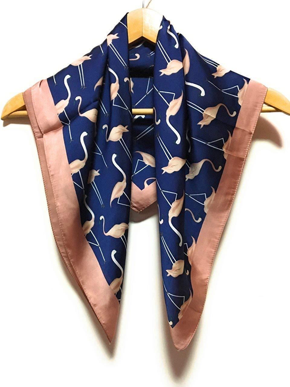 Flamingo Scarf Thin Silky Womens Summer Spring