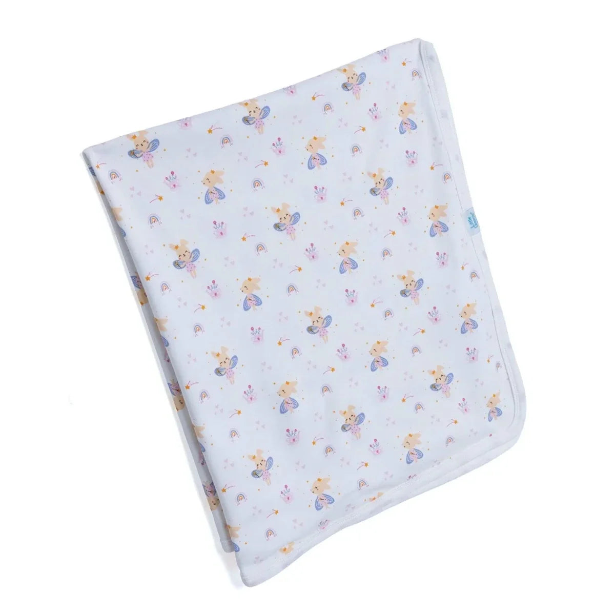 Little Dreams Bunny Print Jersey Baby Blanket (80 x 90 cm)