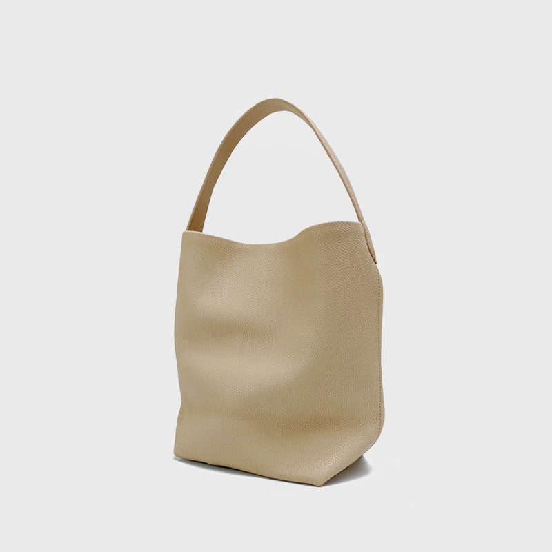 Women's Fashion All-match One-shoulder Bucket Bag