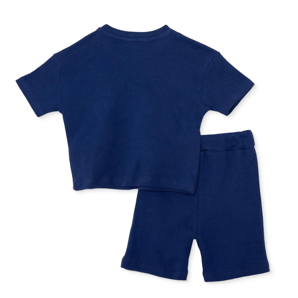 HelloBaby Short Sleeve Waffle Baby T-Shirt & Shorts Set (6-9 Months to 4-5 Years)