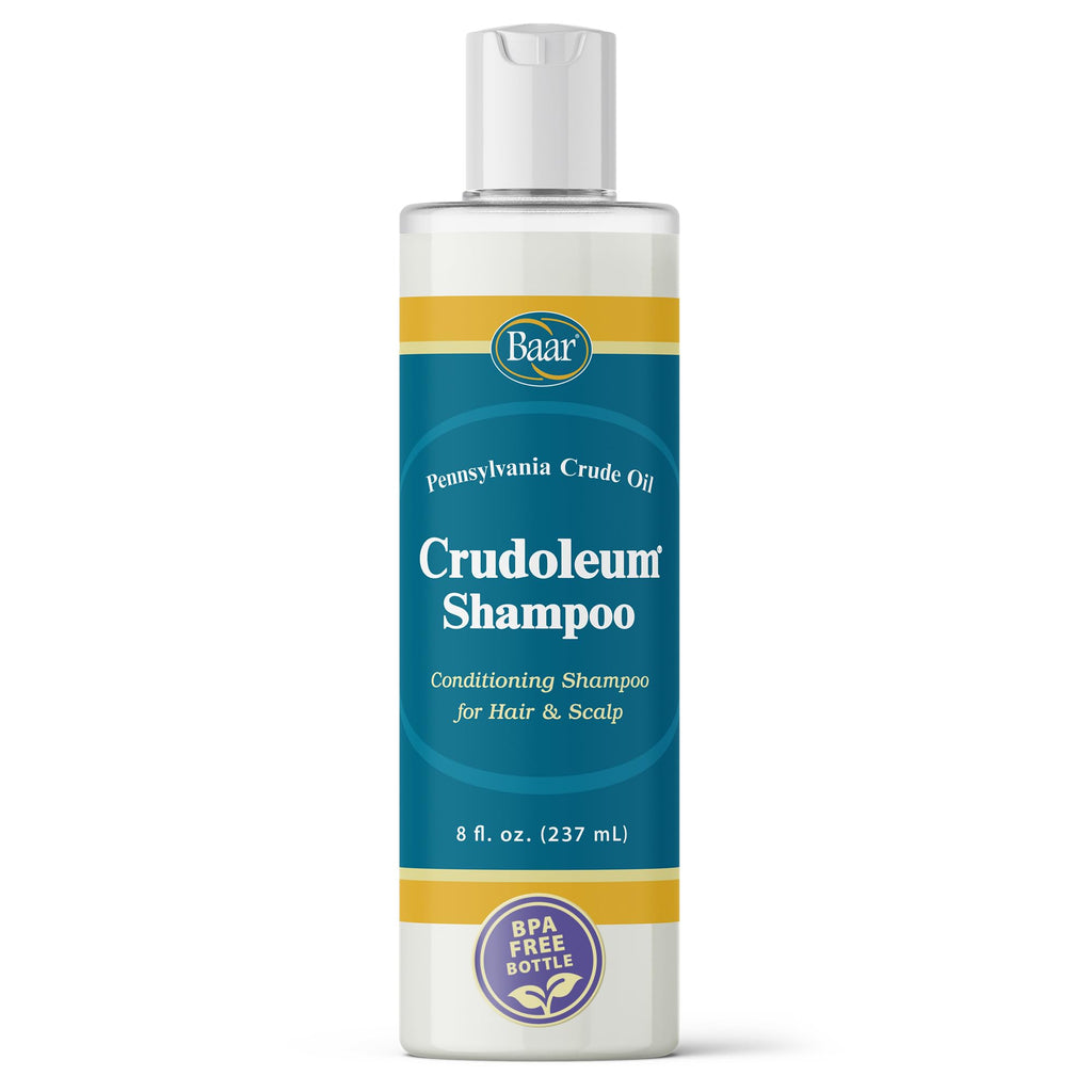 Baar Crudoleum Shampoo – 3-in-1 Pennsylvania Crude Oil, 8 oz