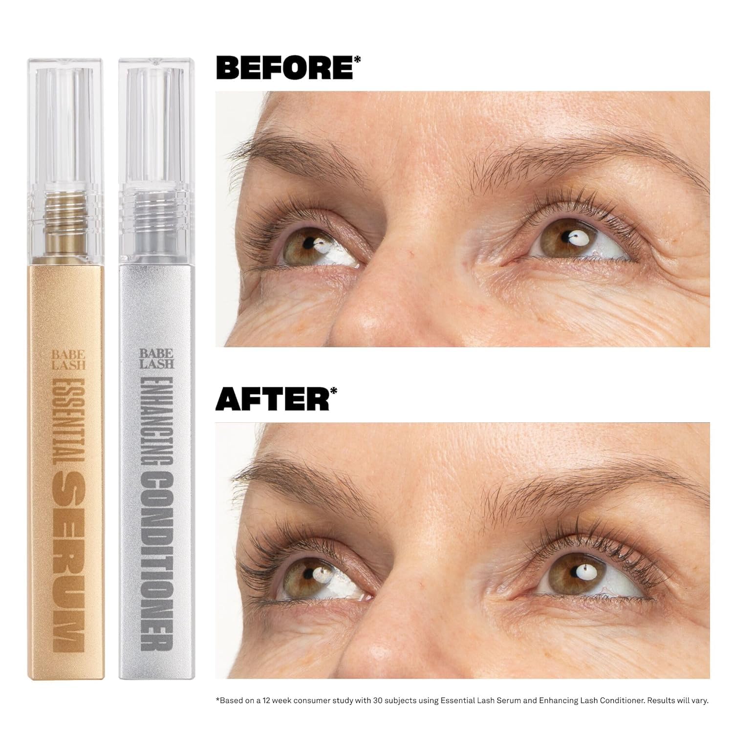 BABE ORIGINAL Babe Lash Enhancing Conditioner – Peptides & Biotin, 1mL