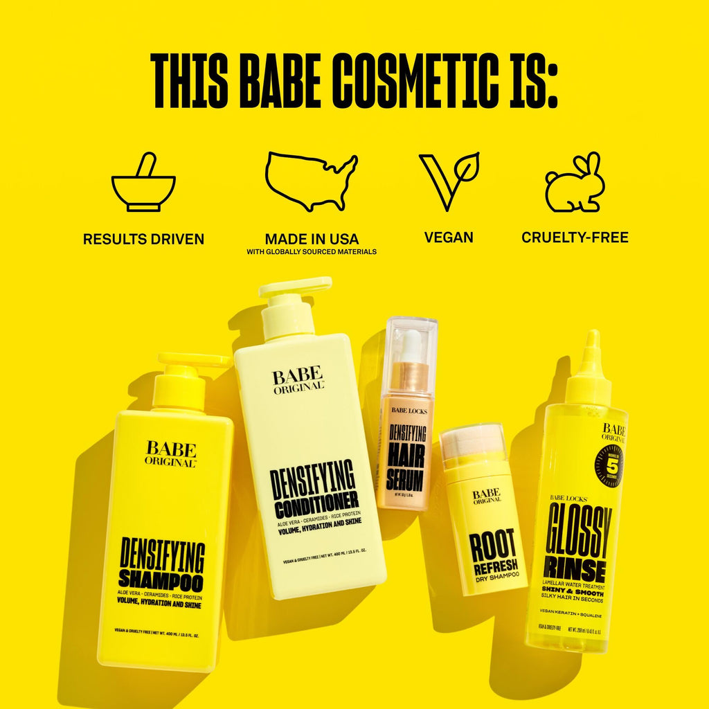 BABE ORIGINAL Root Refresh Dry Shampoo Powder — Aerosol-Free, Talc-Free, Travel-Ready Oil & Odor Absorption