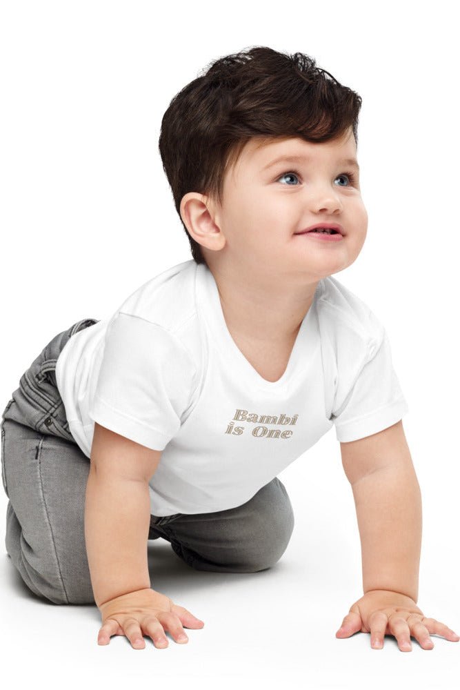 Turns One 1st Birthday T-Shirt Personalised Name