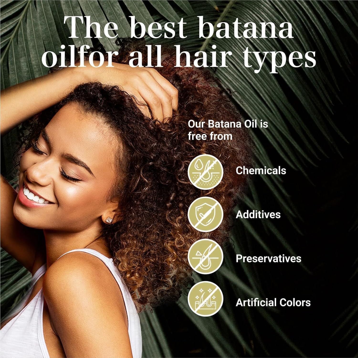 BACIOKIS Batana Oil with Rosemary – 100% Organic, Nourishing Hair Care for All Hair Types (2pcs)