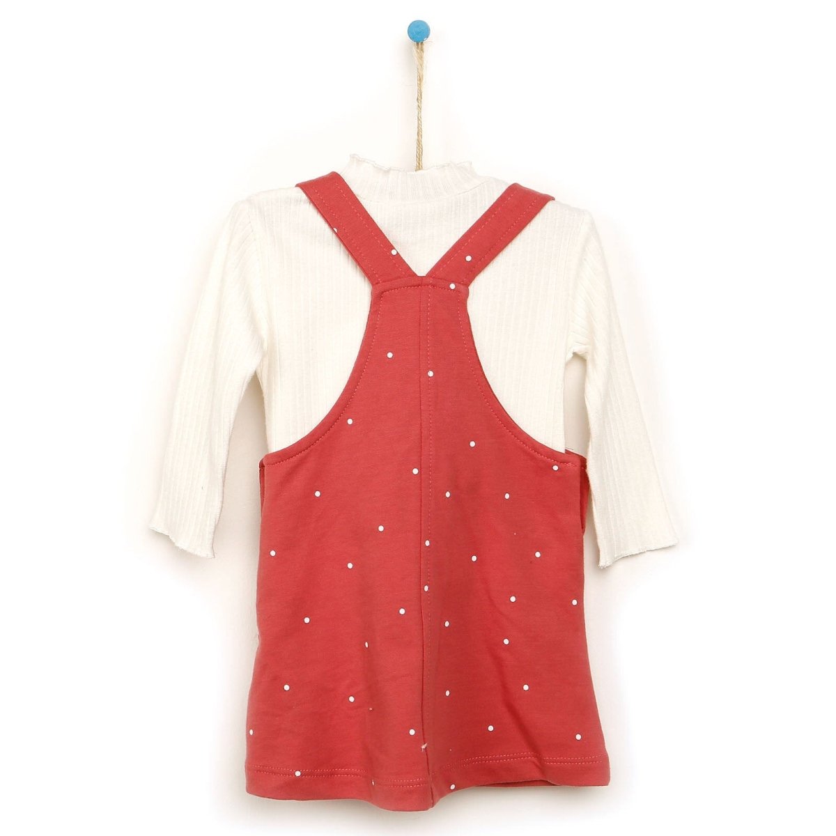 Tuffy Salopette Skirt & Sweatshirt - Light Rose
