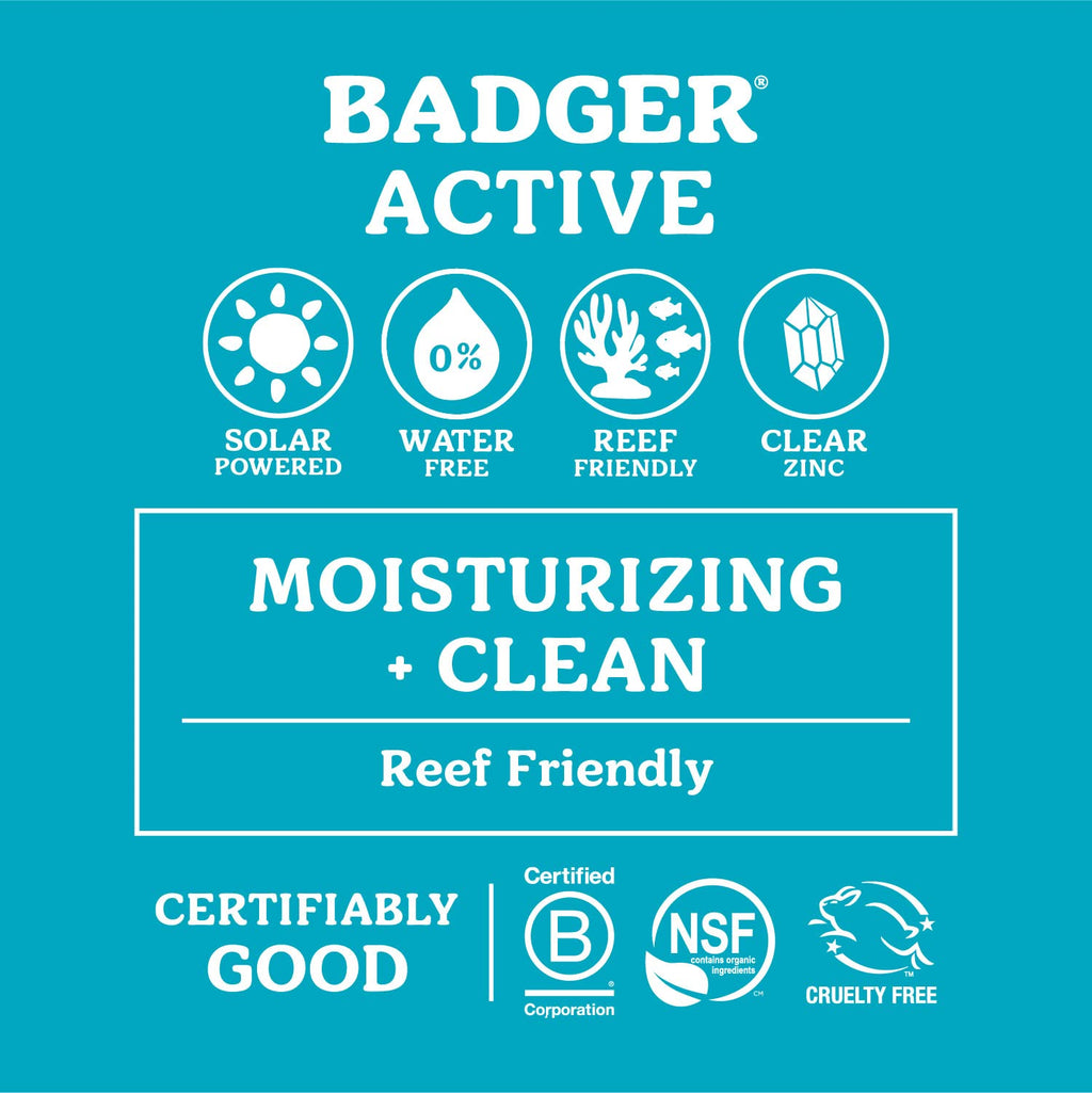 Badger Mineral Sunscreen Face Stick SPF 35 – 97% Organic, Unscented, Reef-Safe Travel Size (2-Pack)