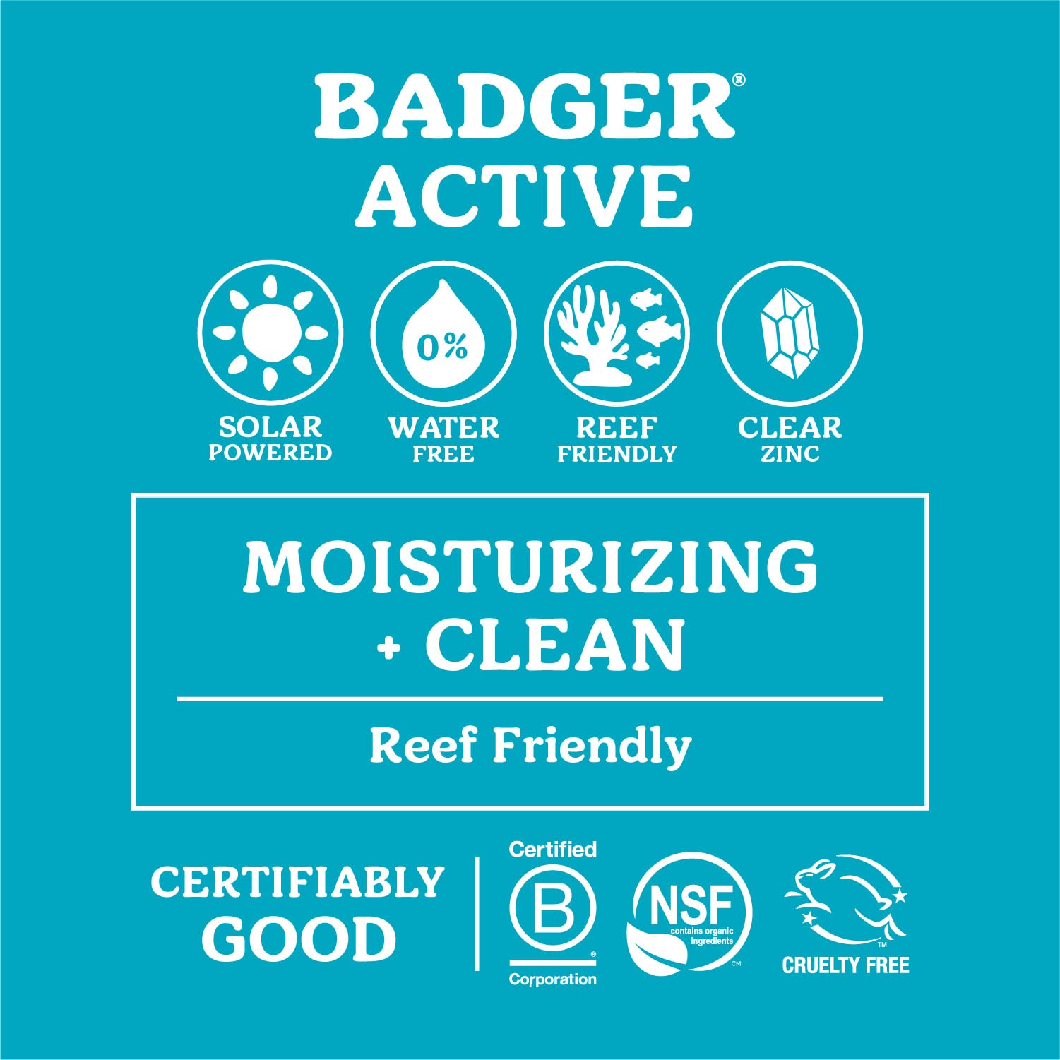 Badger Mineral Sunscreen Cream SPF 30 – 98% Organic, Reef Safe, Travel Size 2-Pack