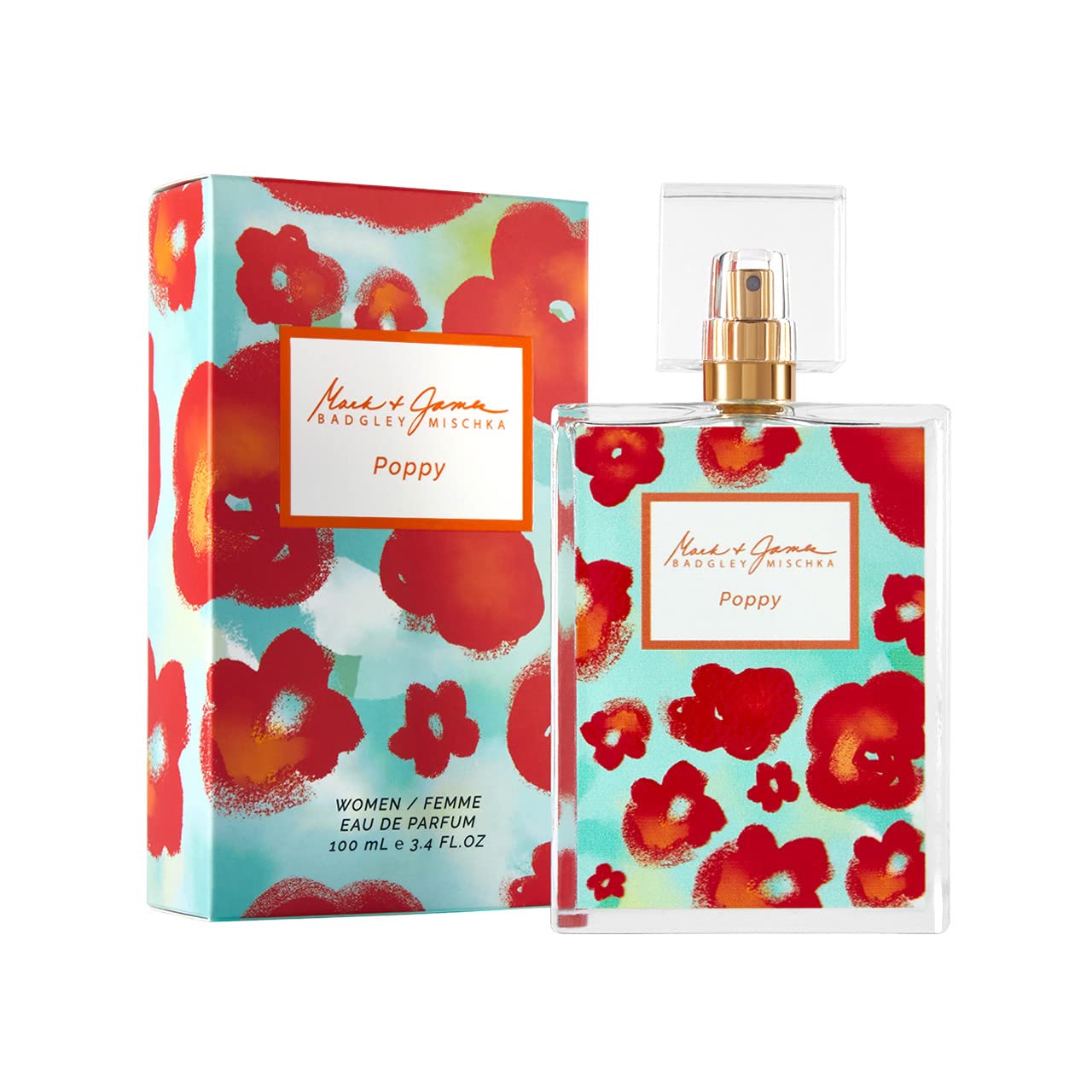 Badgley Mischka Poppy Eau de Parfum for Women – 3.4 oz / 100 ml