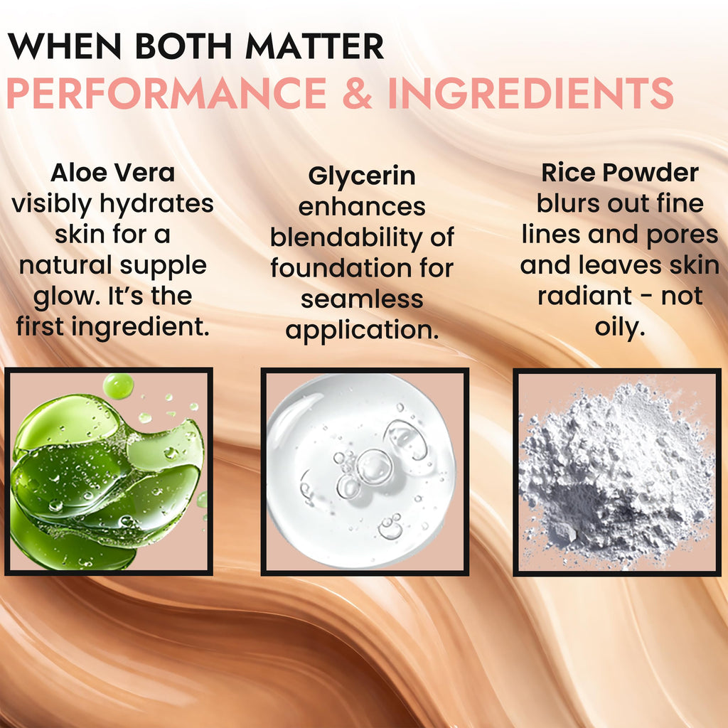 BaeBlu Organic Aloe-Based LUX Foundation Maple – Vegan, Gluten-Free, Made in USA