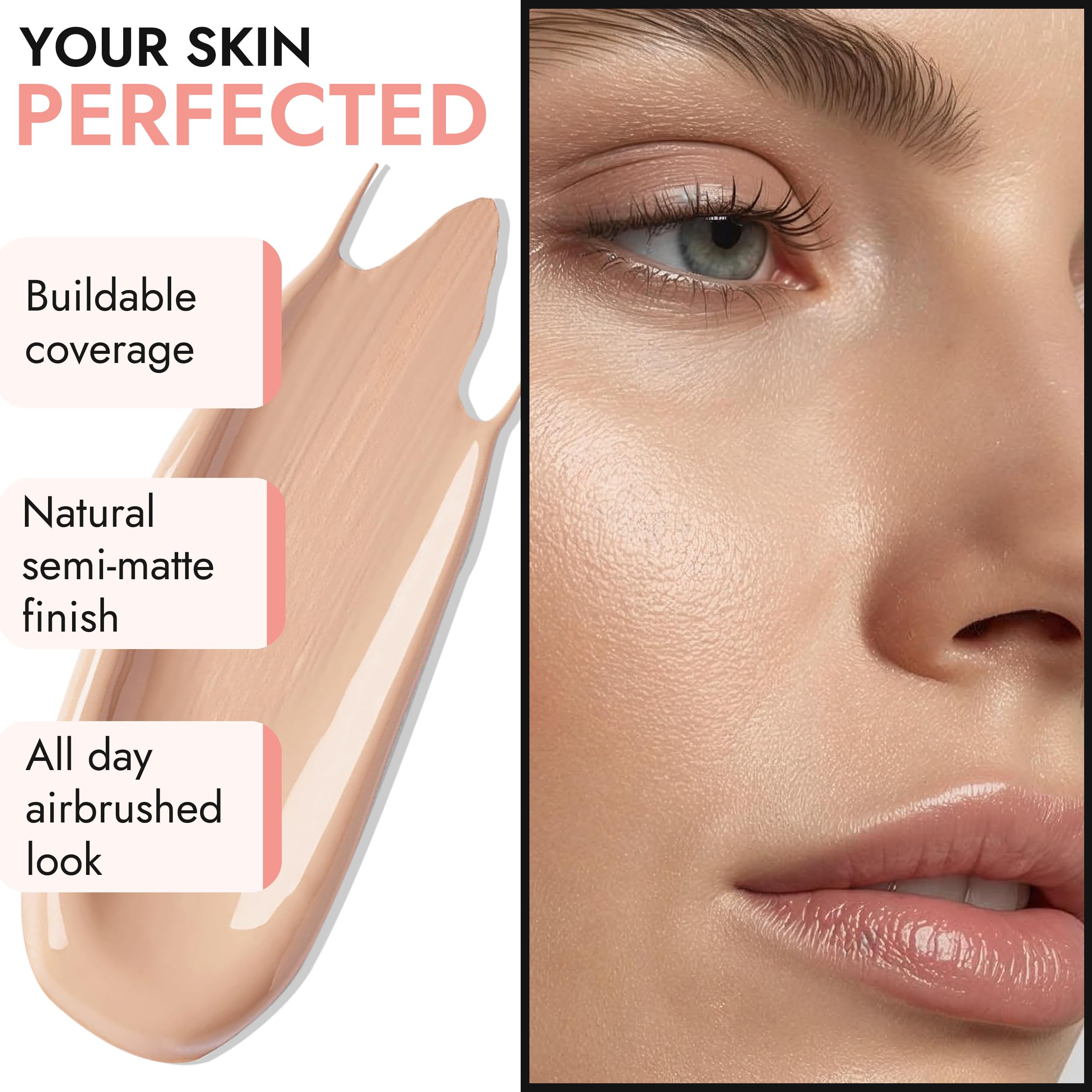BaeBlu Organic Aloe-Based LUX Foundation Maple – Vegan, Gluten-Free, Made in USA