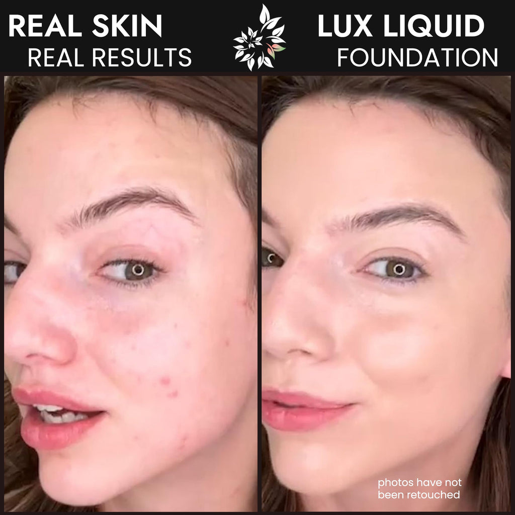 BaeBlu Organic Aloe-Based LUX Foundation - Vegan, Gluten-Free, Made in USA (Nutmeg)