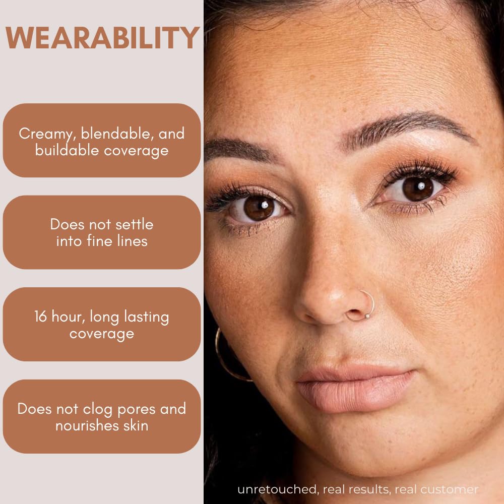BaeBlu Organic Concealer – Full Coverage, 100% Natural, Made in USA