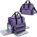 BAFASO Nail Polish Organizer – Holds 80 Bottles + UV Lamp, 2 Removable Pouches