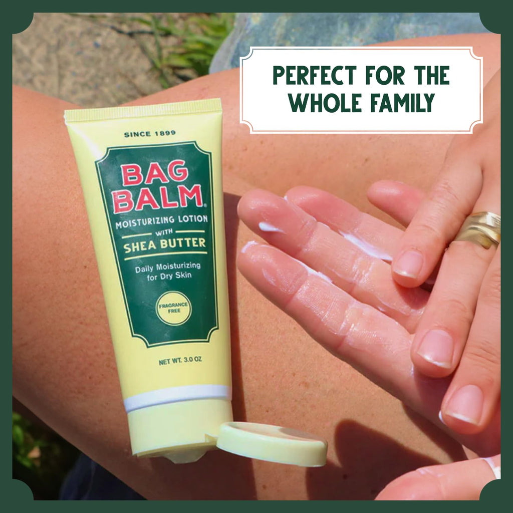 Bag Balm Moisturizing Body Lotion with Shea Butter & Jojoba – 2-Pack, 8oz Tubes