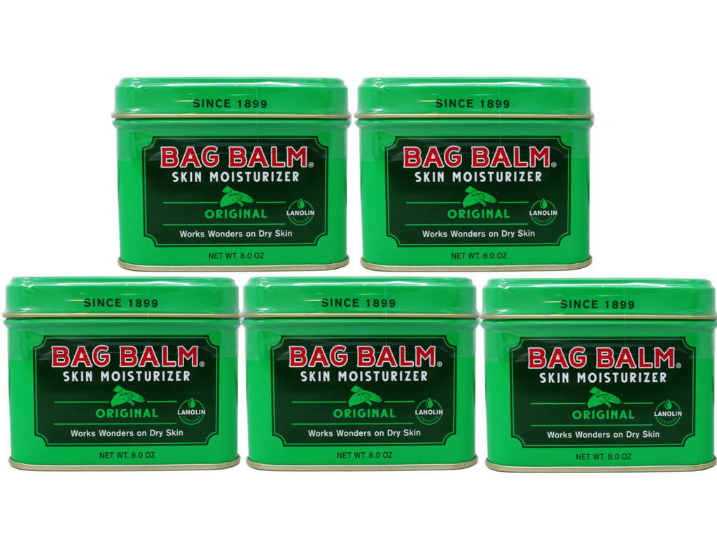 Bag Balm 8 oz – Vermont's Original Udder Balm Ointment (Pack of 5)