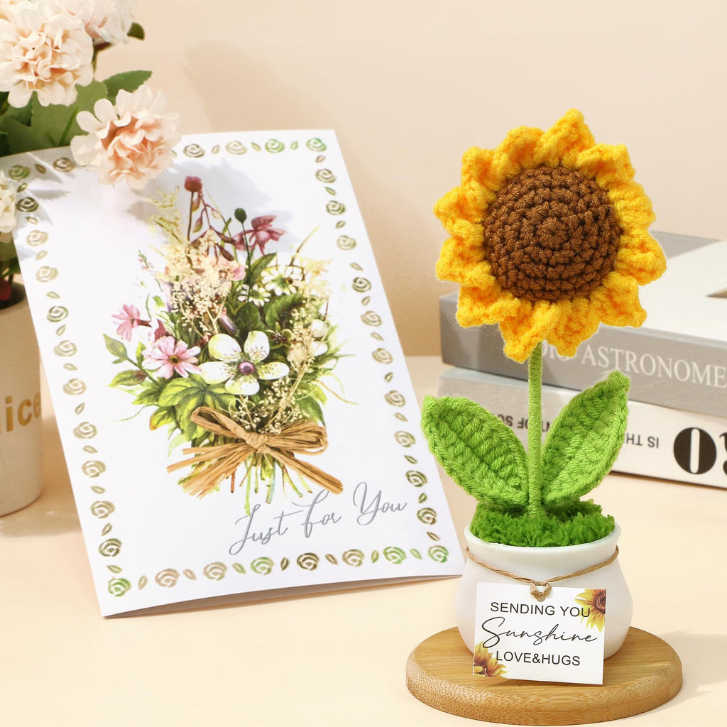 Baicai Get Well Gift Baskets for Women – Sunflower Self-Care Spa Set