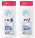Balea Med Shower Gel 5% Urea | 2-in-1 Shower & Shampoo (300 ml) Pack of 2 – German Product