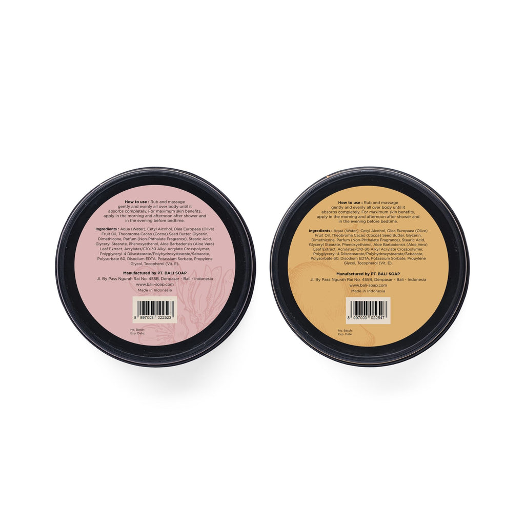 Bali Soap Island Floral & Fresh Mango Mix Set – Nourishing Body Butter (2 x 7 oz)