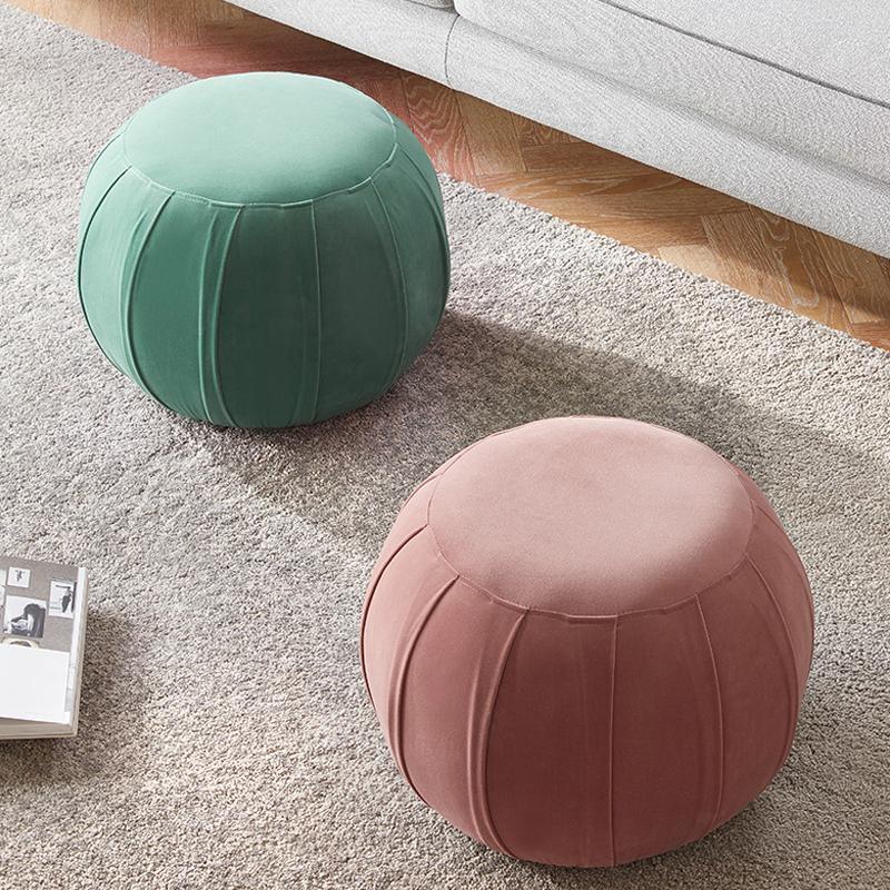 Pumpkin Stool, Pink/Green