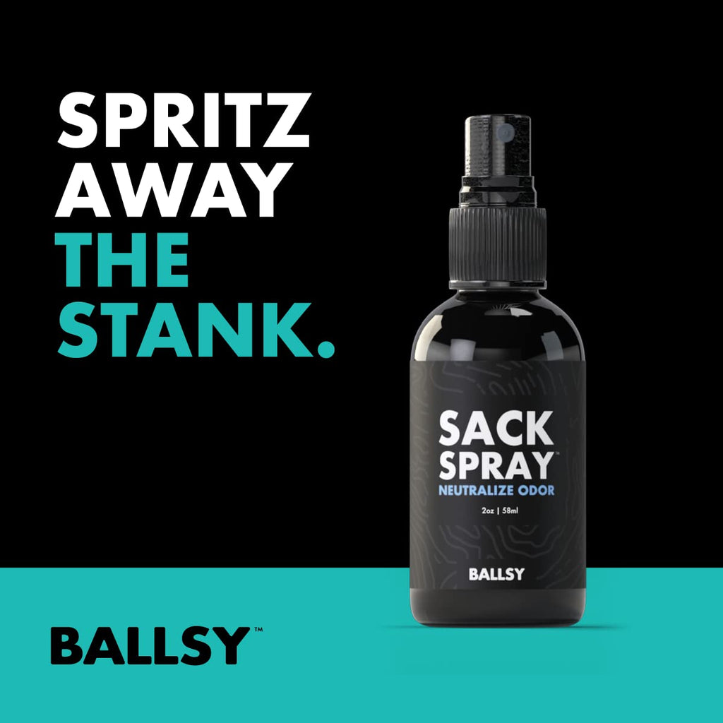 Ballsy Gift Set for Men | Jolly Jewels Pack – Body Wash, Deodorizing Spray & Cologne Rub | Ocean & Air