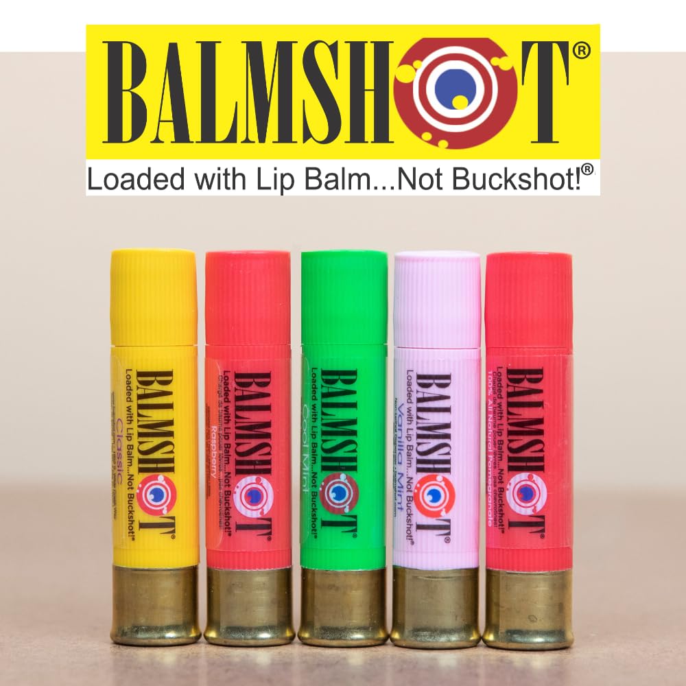 Balmshot Pack of 12 Beeswax Lip Balm SPF 15 – 0.15 oz