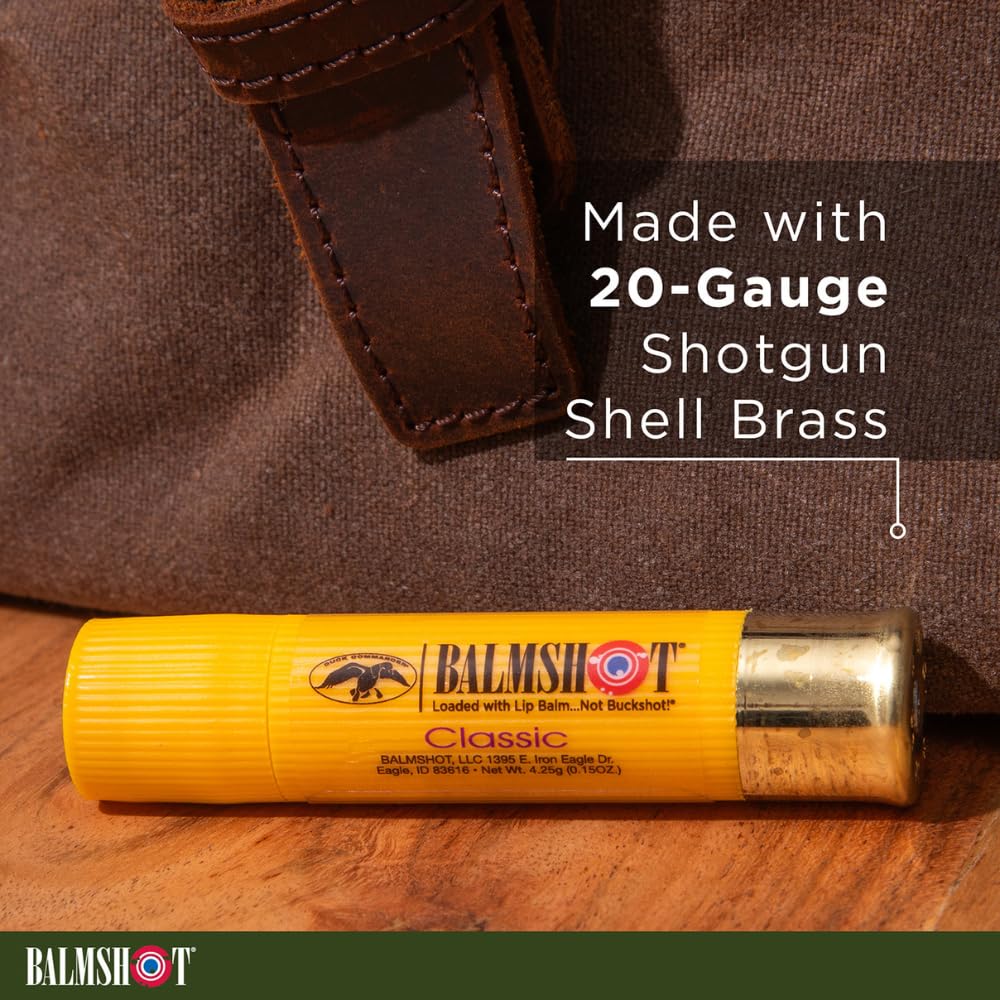 Balmshot Pack of 12 Beeswax Lip Balm SPF 15 – 0.15 oz