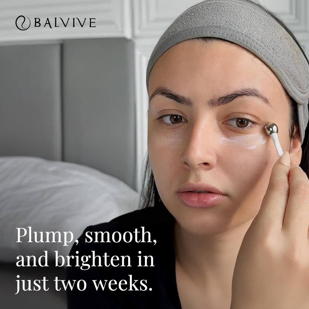 BALVIVE Caffeine Under Eye Cream for Dark Circles, Puffiness & Fine Lines – 30ml