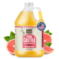 BAMBOO AND BIRCH Pure Castile Soap Liquid – Palm Oil Free, Citrus Grapefruit, 64 oz