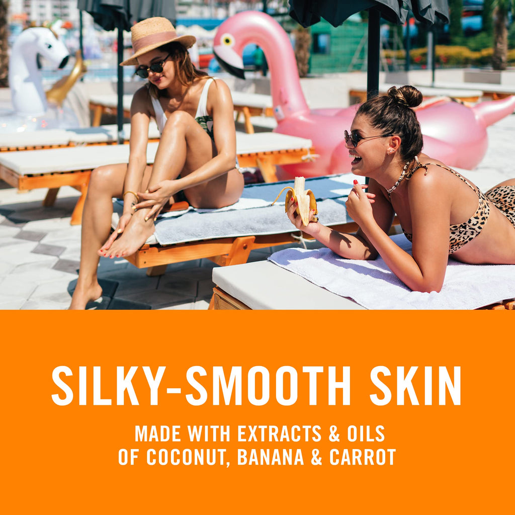 Banana Boat Deep Tanning Spray Oil SPF 4 — Moisturizing Tan with Carrot, Banana & Coconut Oil (8 oz)