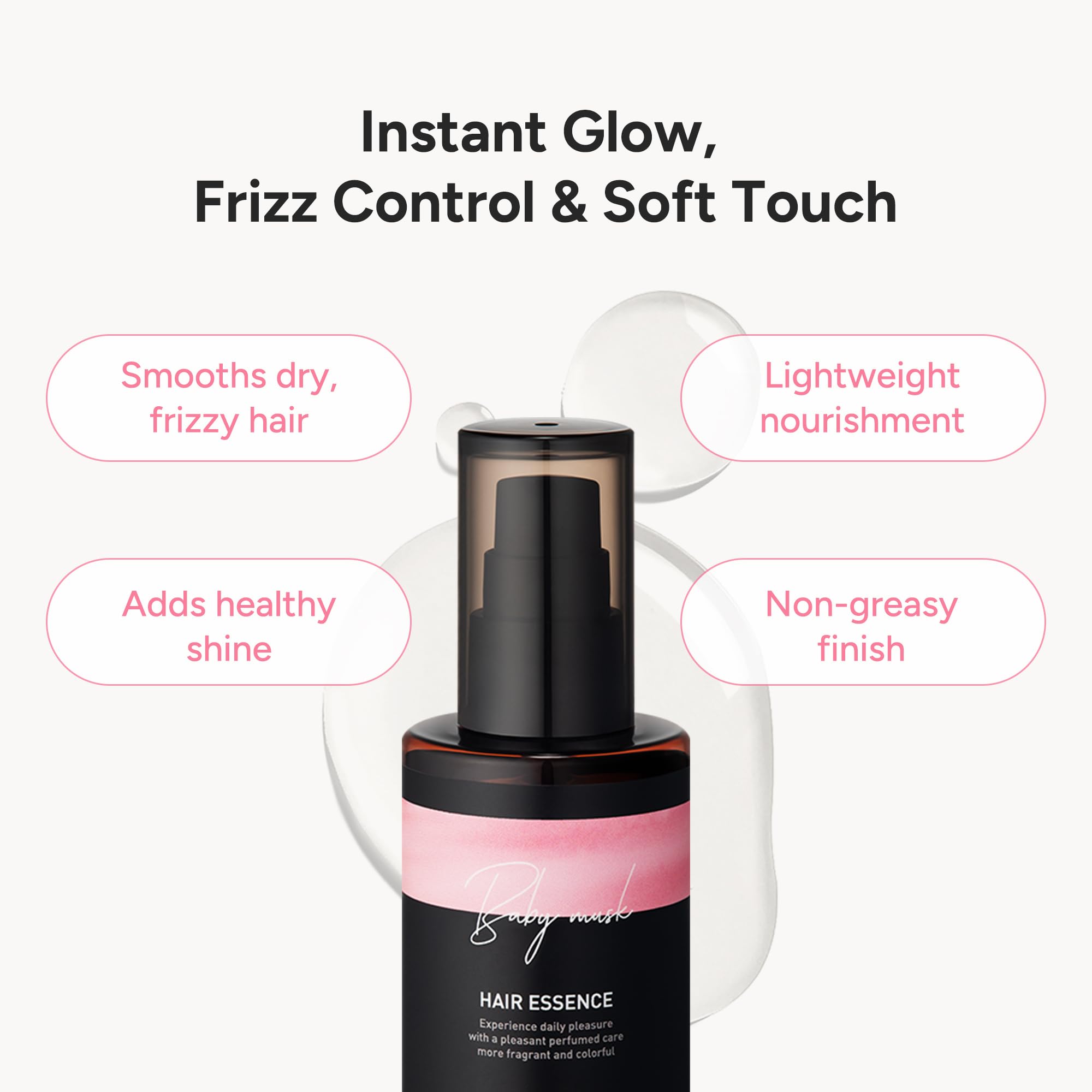 BANANAL 2-in-1 Korean Hair Perfume Oil & Serum – Glass Hair Shine, Frizz Control, Argan Oil & 12 Amino Acids – Alcohol-Free, Paraben-Free – 100ml